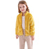 Flannel Coat with Velvet Padding